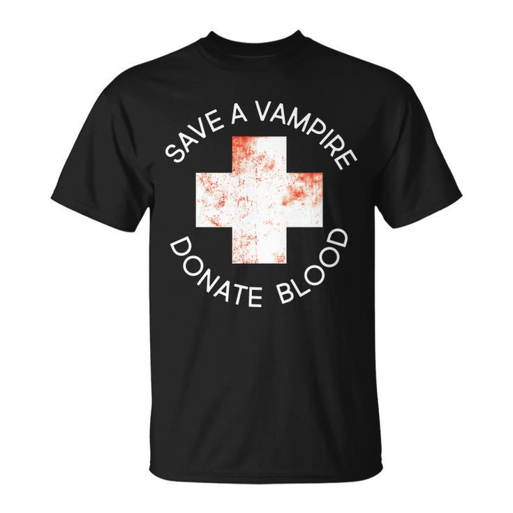 Save A Vampire Donate Blood Tshirt Unisex T-Shirt