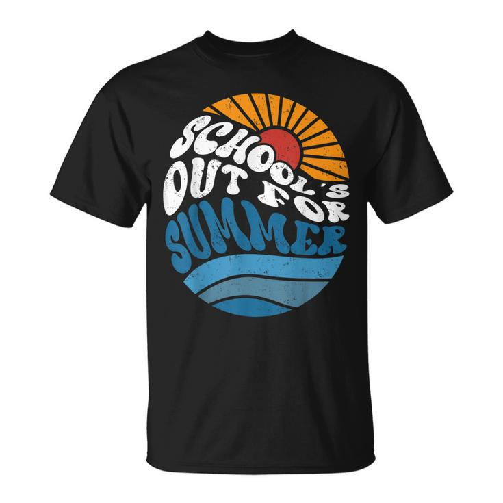 Schools Out For Summer Last Day Of School Kids Teachers  Unisex T-Shirt