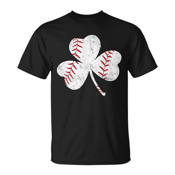 Shamrock Clover Leaf Baseball Tshirt Unisex T-Shirt