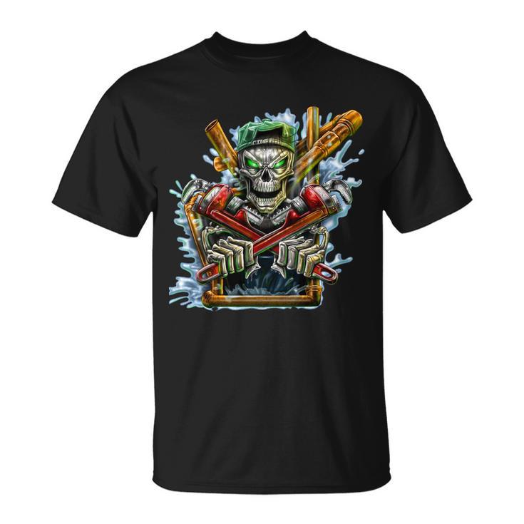 Skeleton Plumber Unisex T-Shirt