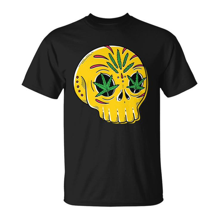 Skull Weed Unisex T-Shirt
