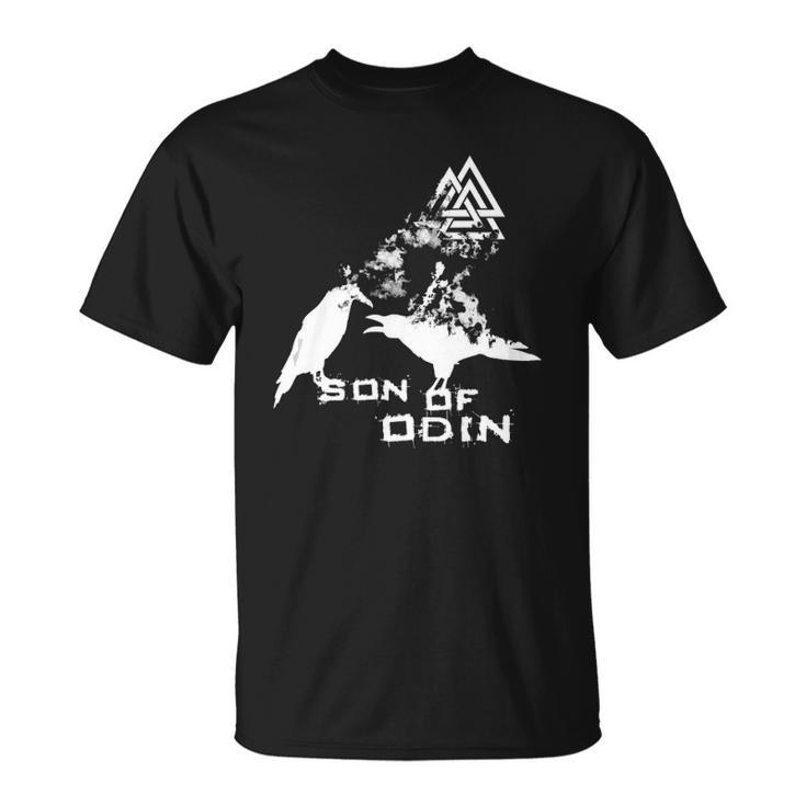 Son Of Odin Viking Odin&8217S Raven Norse Unisex T-Shirt