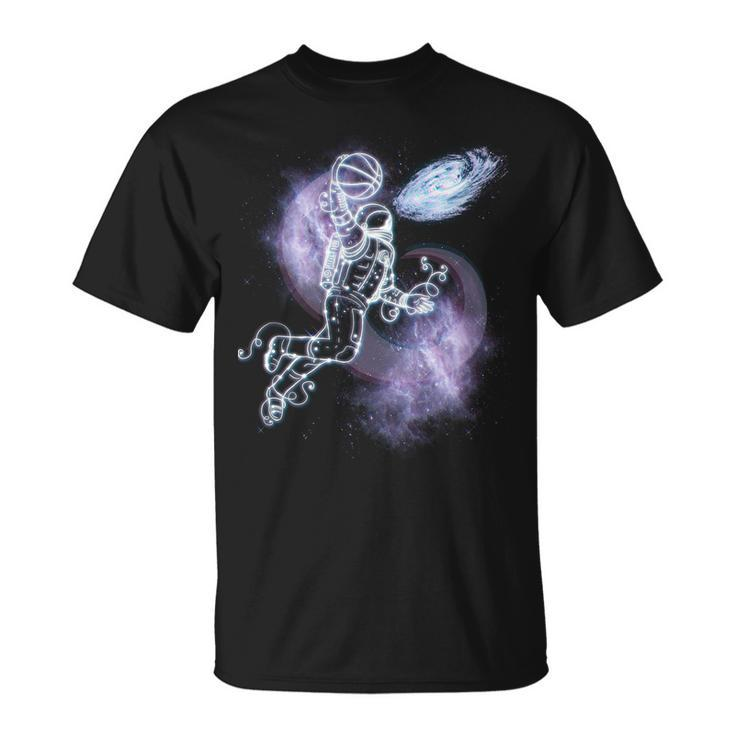 Space Astronaut Dunk Nebula Jam Unisex T-Shirt
