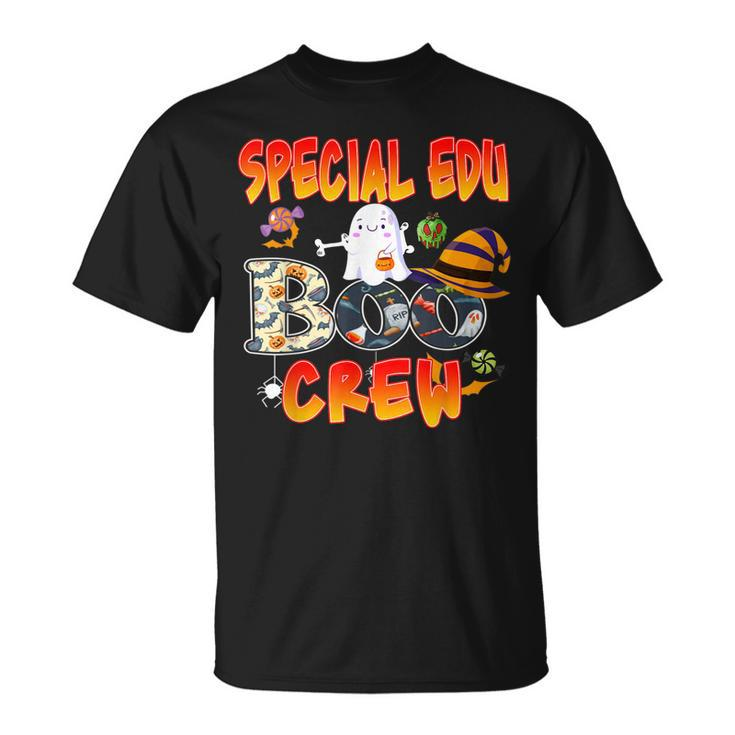 Special Edu Boo Crew Halloween Funny Ghost Teaching  Unisex T-Shirt