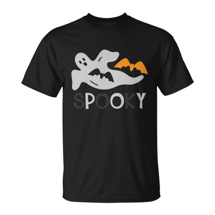 Spooky Ghost Funny Halloween Quote V2 Unisex T-Shirt