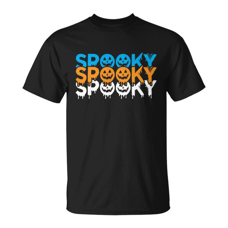 Spooky Spooky Spooky Halloween Quote V4 Unisex T-Shirt