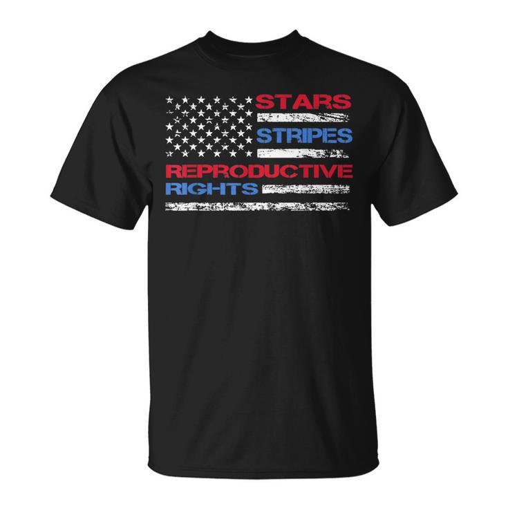 Stars Stripes & Reproductive Rights 4Th Of July Equal Rights  Unisex T-Shirt