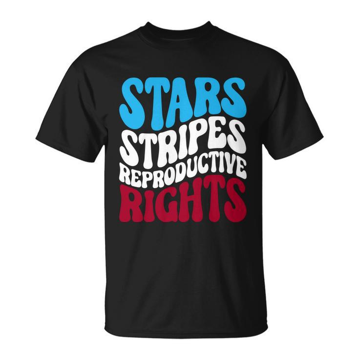 Stars Stripes Reproductive Rights Feminist Usa Pro Choice Unisex T-Shirt