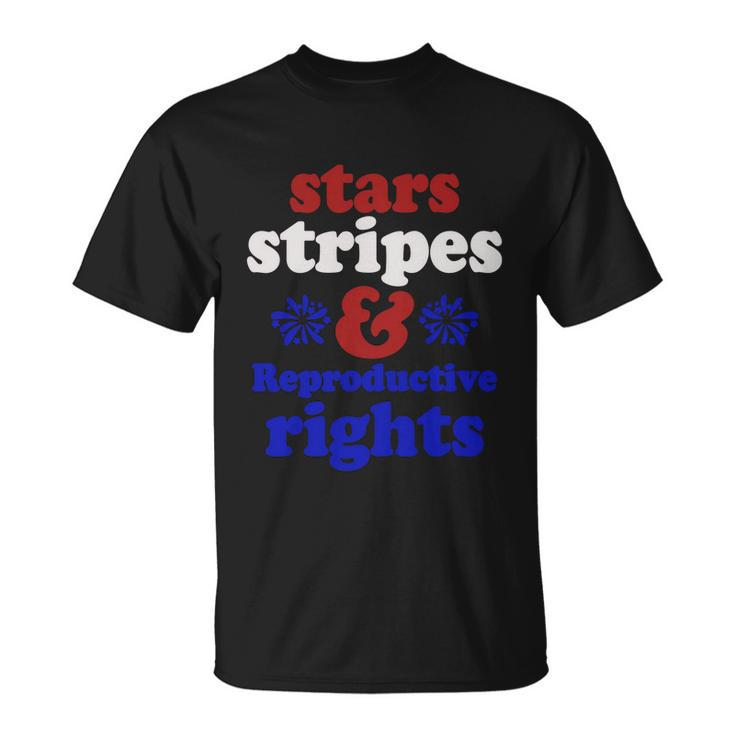Stars Stripes Reproductive Rights Gift V6 Unisex T-Shirt