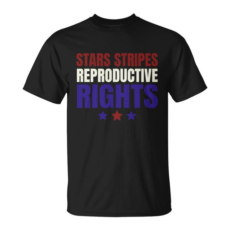 Stars Stripes Reproductive Rights Meaningful Gift V3 Unisex T-Shirt