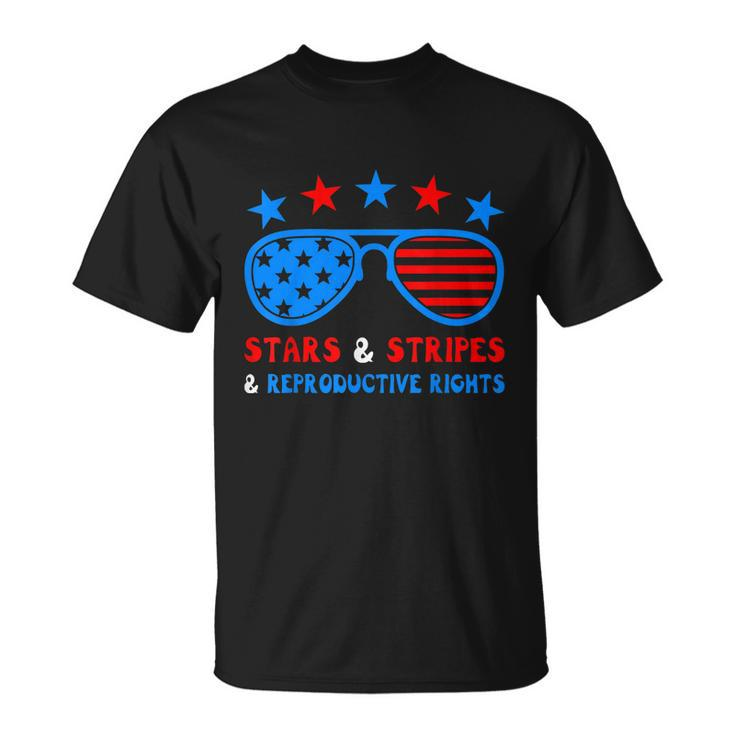 Stars Stripes Reproductive Rights Patriotic 4Th Of July V3 Unisex T-Shirt
