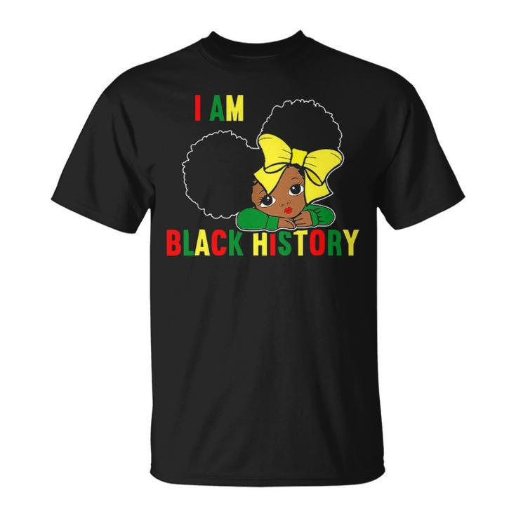 I Am The Strong African Queen Girls Black History Month V2 T-shirt