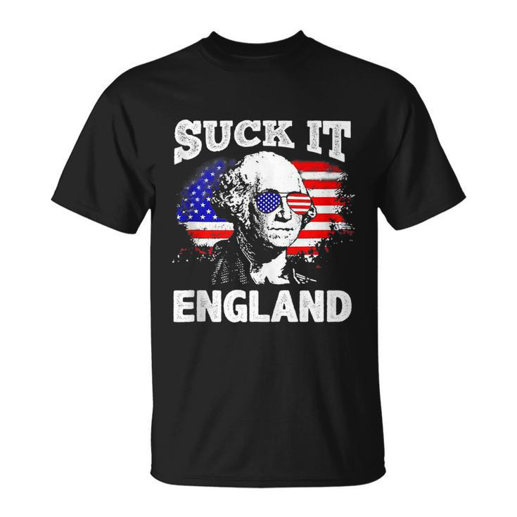 Suck It England Funny 4Th Of July Flag Patriotic Unisex T-Shirt