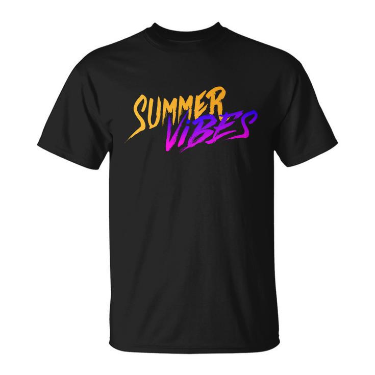 Summer Vibes Retro Unisex T-Shirt