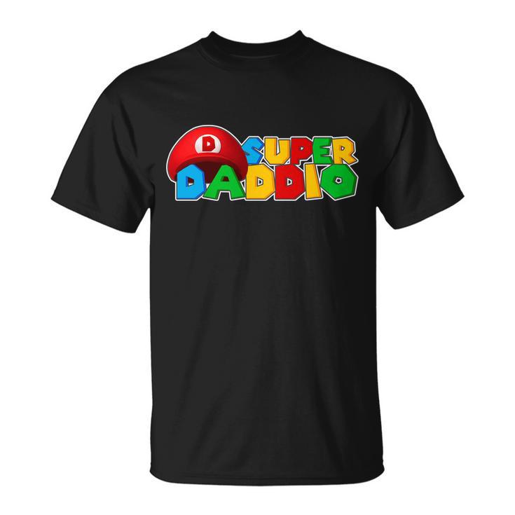 Super Daddio Gamer Dad Tshirt Unisex T-Shirt