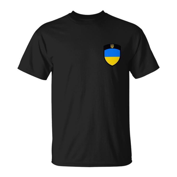 Tactical Shield Support 5 11 Ukraine Volodymyr Zelenskyy Trident Military Tshirt Unisex T-Shirt