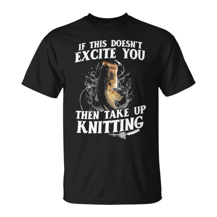 Take Up Knitting Unisex T-Shirt