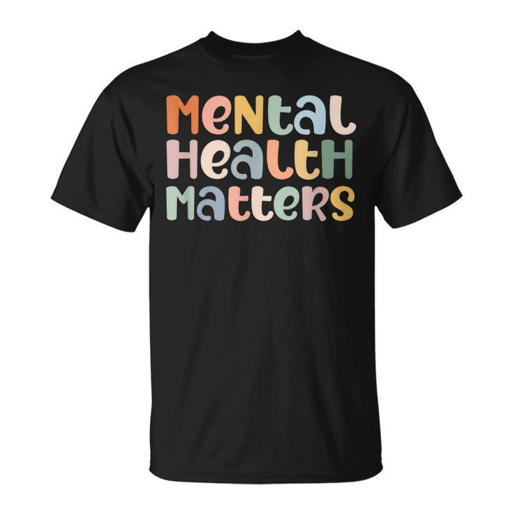 Mental Health Matters Mental Health Awareness Illness T-shirt