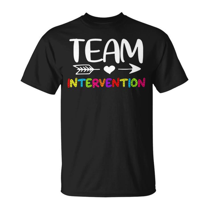 Team Intervention - Intervention Teacher Back To School Unisex T-Shirt