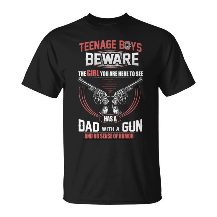 Teenage Boys Beware V2 Unisex T-Shirt