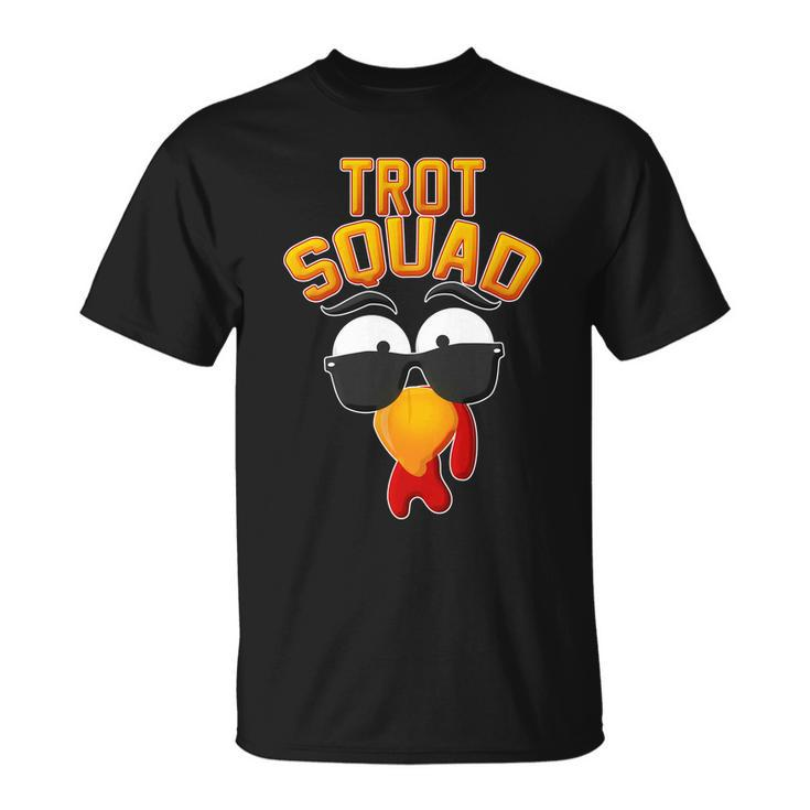 Thanksgiving Trot Squad Turkey Unisex T-Shirt