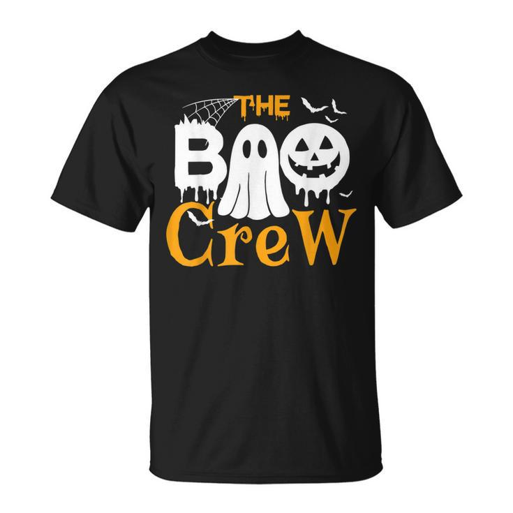 The Boo Crew  - Scary Cute Ghost Pumpkin Halloween  Unisex T-Shirt