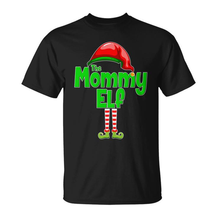 The Mommy Elf Christmas Tshirt Unisex T-Shirt