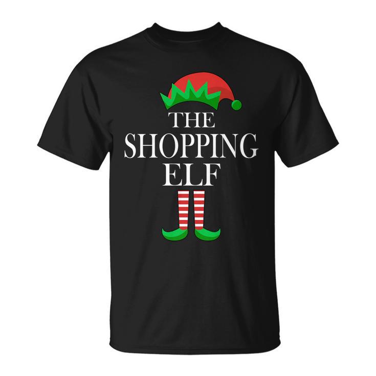 The Shopping Elf Family Matching Christmas Tshirt Unisex T-Shirt