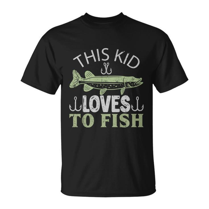 This Kid Loves To Fish Unisex T-Shirt