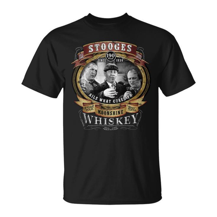 Three Stooges Moonshine Whiskey Tshirt Unisex T-Shirt