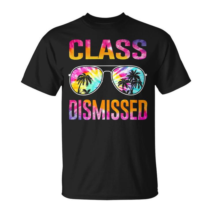 Tie Dye Class Dismissed Last Day Of School Teacher V2 Unisex T-Shirt