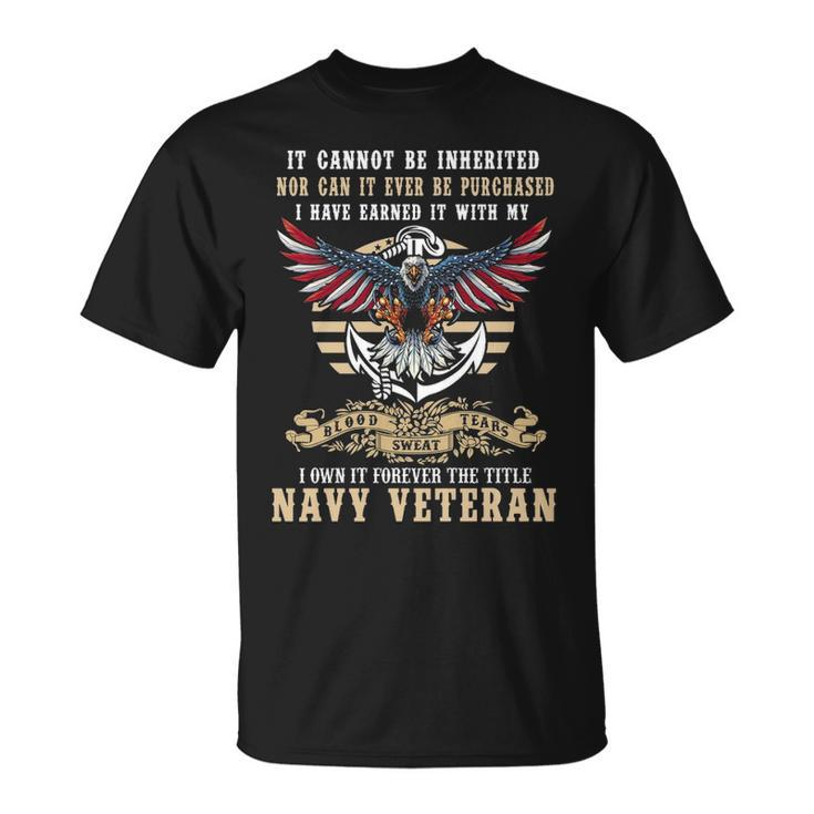 Title Navy Veteran Unisex T-Shirt