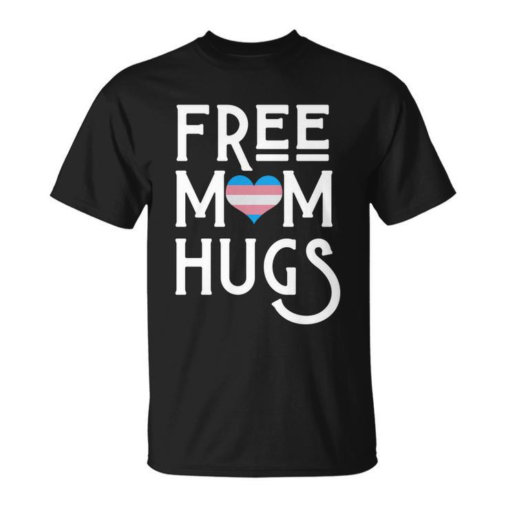 Transgender Heart Free Mom Hugs Cool Gift Unisex T-Shirt