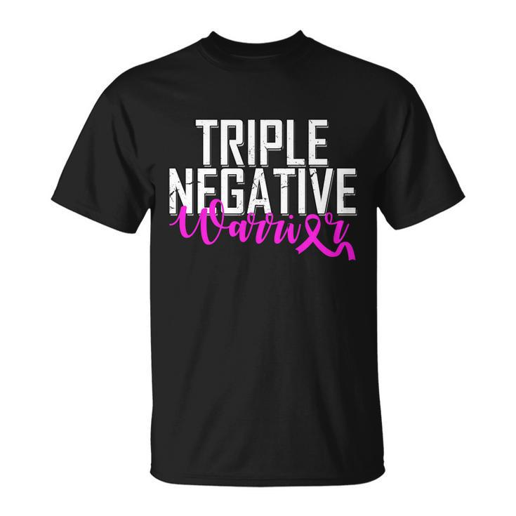 Triple Negative Breast Cancer Warrior Unisex T-Shirt
