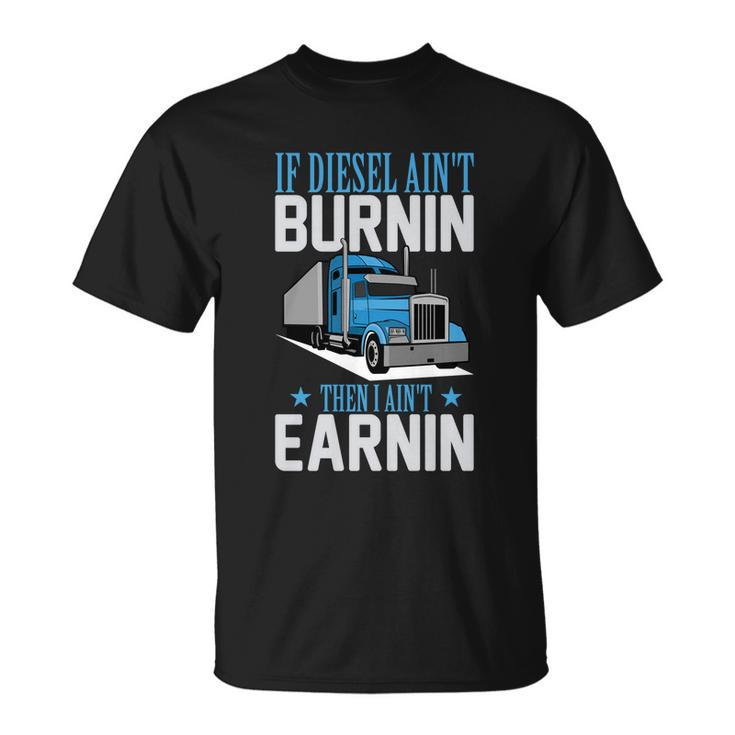 Truck Driver Funny Trucker Semicute Gifttrailer Truck Gift Unisex T-Shirt