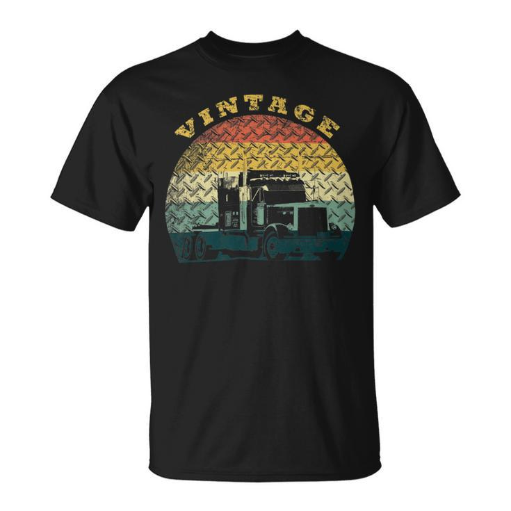 Trucker Truck Driver Vintage Trucker Unisex T-Shirt