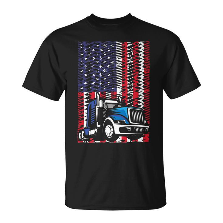 Trucker Trucker Accessories For Truck Driver Diesel Lover Trucker_ V5 Unisex T-Shirt