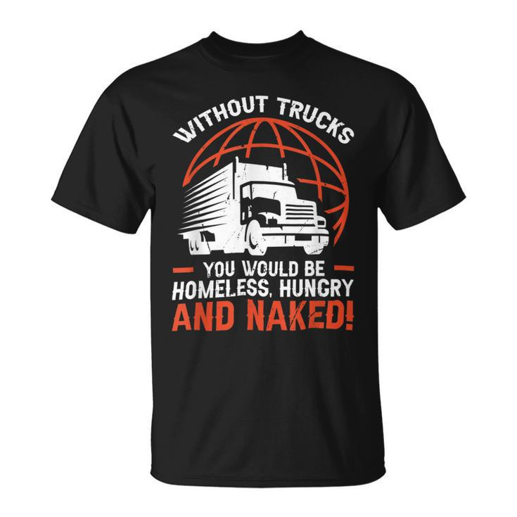 Trucker Trucker Accessories For Truck Driver Motor Lover Trucker_ V10 Unisex T-Shirt