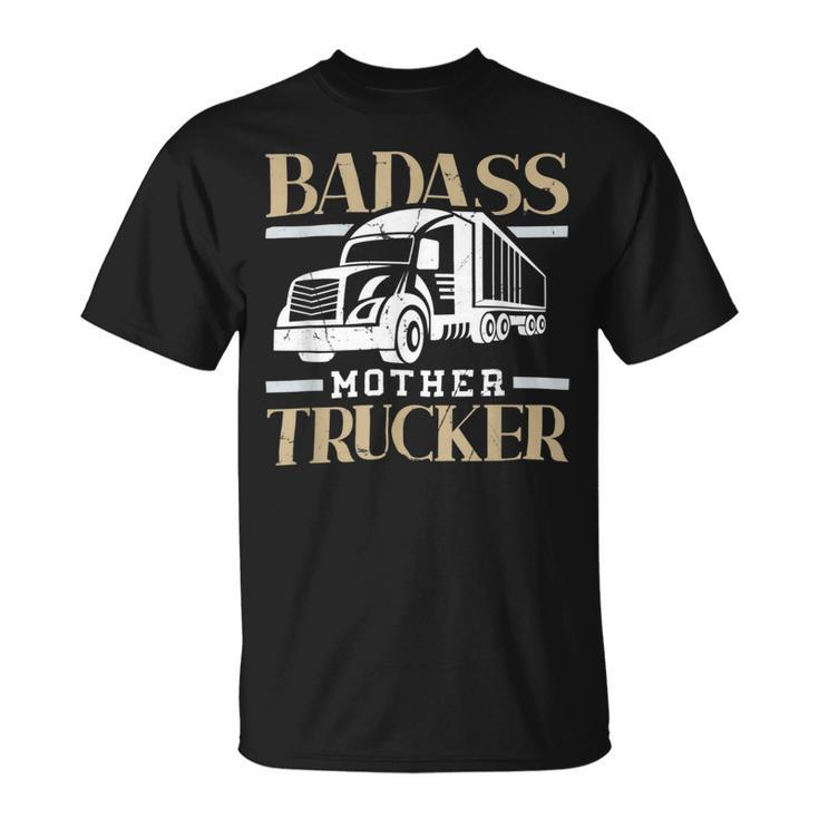 Trucker Trucker Accessories For Truck Driver Motor Lover Trucker_ V11 Unisex T-Shirt