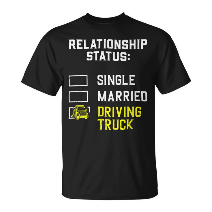 Trucker Trucker Accessories For Truck Driver Motor Lover Trucker_ V14 Unisex T-Shirt