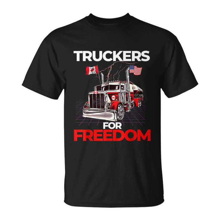 Truckers For Freedom Freedom Convoy  Unisex T-Shirt