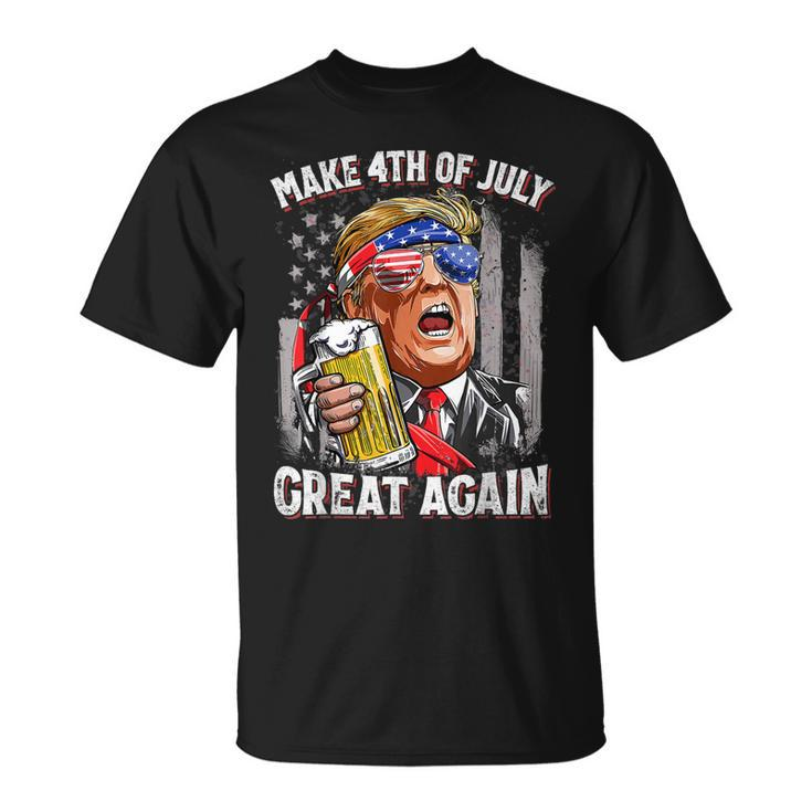 Trump 4Th Of July Make 4Th Of July Great Again 2024 T-shirt