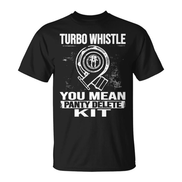 Turbo Whistle Delete Kit Unisex T-Shirt