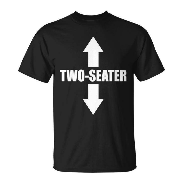 Two Seater Arrow Funny Unisex T-Shirt