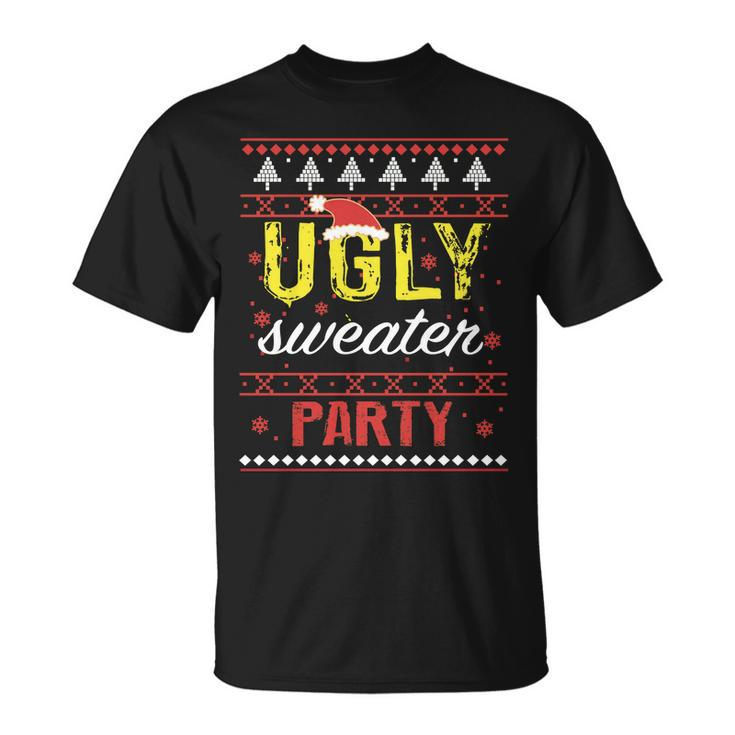 Ugly Sweater Party Funny Christmas Sweater Unisex T-Shirt