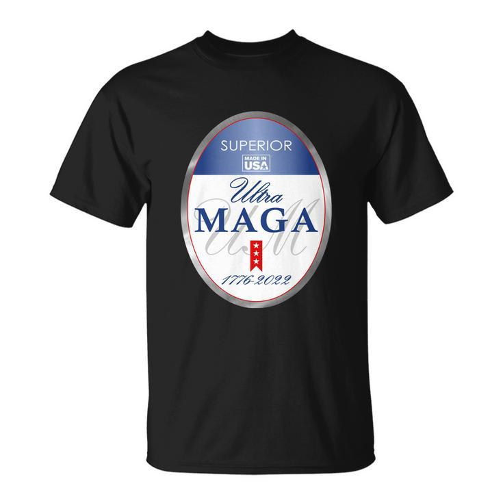 Ultra Maga Superior 1776 2022 Parody Trump 2024 Anti Biden Unisex T-Shirt