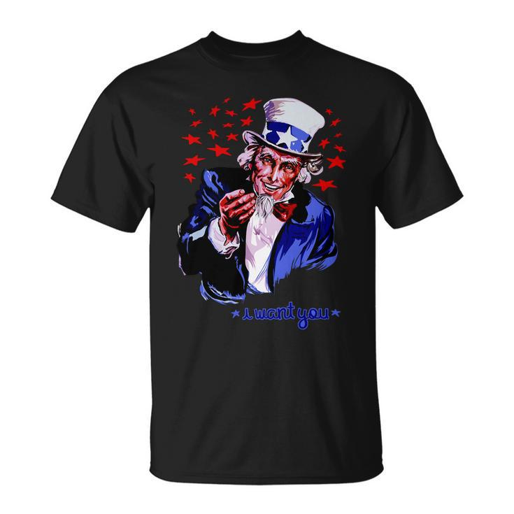 Uncle Sam I Want You Tshirt Unisex T-Shirt