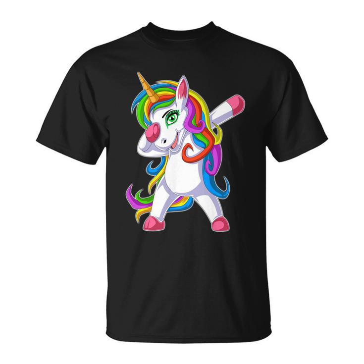 Unicorn Dabbing V2 Unisex T-Shirt