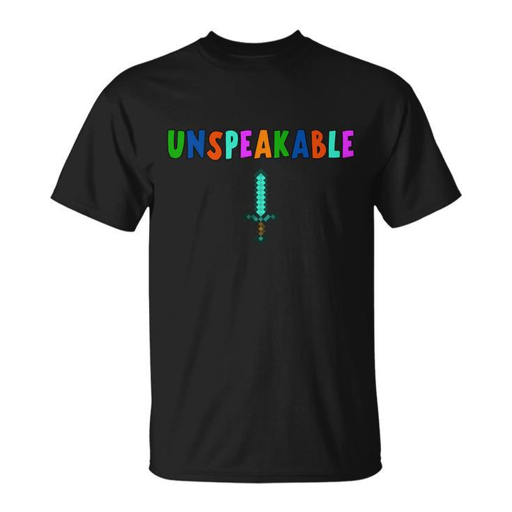Unspeakable Sword Gamer Unisex T-Shirt