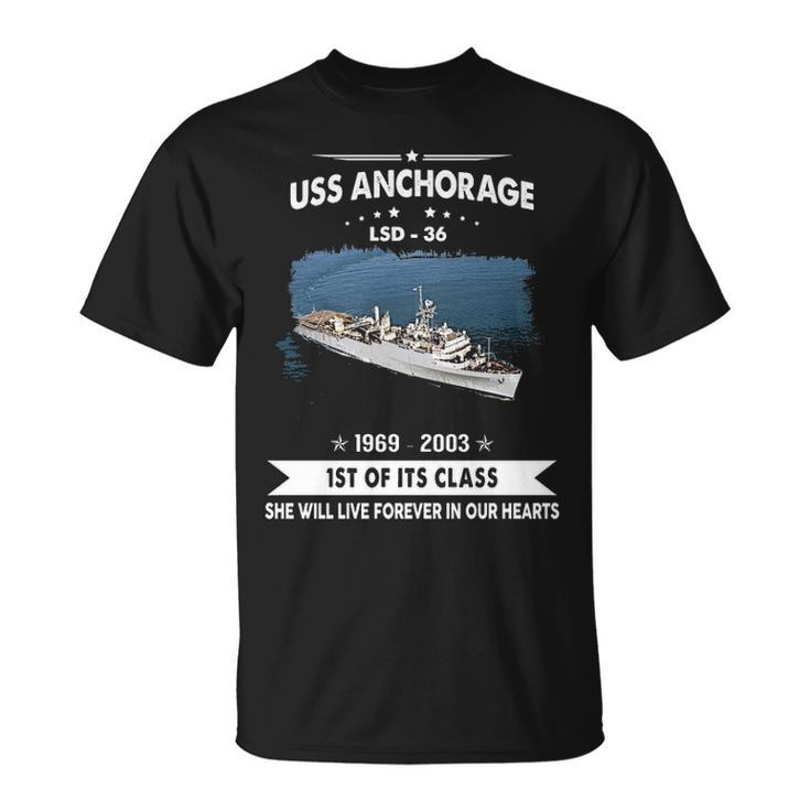 Uss Anchorage Lsd  V2 Unisex T-Shirt
